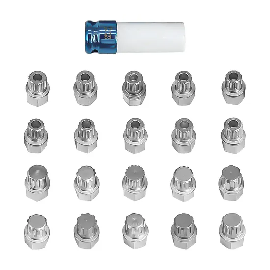 Automotive-Tool-21PCS-Master-Wheel-Lock-Nut-Removal-Hand-Tools-Key-Locking-Wheel-Nut-Key-Set-for-BMW
