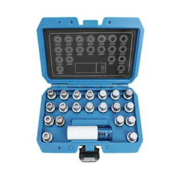 Automotive Tool 21PCS Master Wheel Lock Nut Removal Hand Tools Key Locking Wheel Nut Key Set for BMW