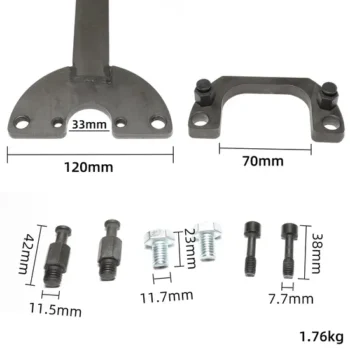 China Factory Automotive Repair Tool T10475+3415 Dual Crankshaft Pulley Wrench for Volkswagen Audi
