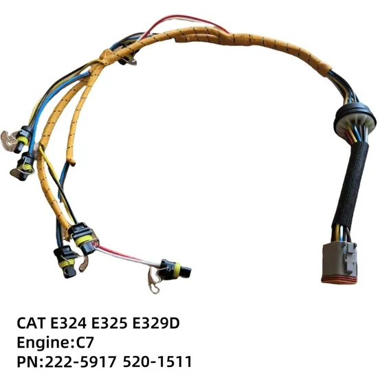 Fuel Injector Harness 222-5917 for Cat E324 E325 C7 Engine