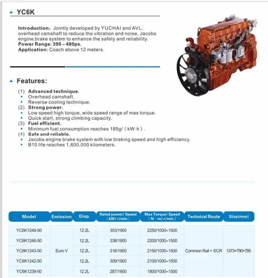 Factory-Supply-Diesel-Engine-Yuchai-Yc6K-Series-Engine-for-Buses