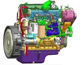 New YC4EG200-50 Diesel Engine, Euro 5, High Performance