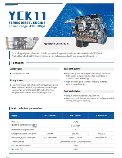Quality-6-Cylinder-Diesel-Engine-Yuchai-Yck11460-60-Engine-for-Buses