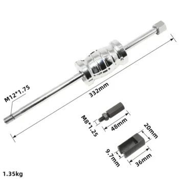 Wholesale Automotive Repair Hand Tool Fuel Injector Remove Slid Hammer Puller Tool for VW Audi Porsche Ea839 Engine