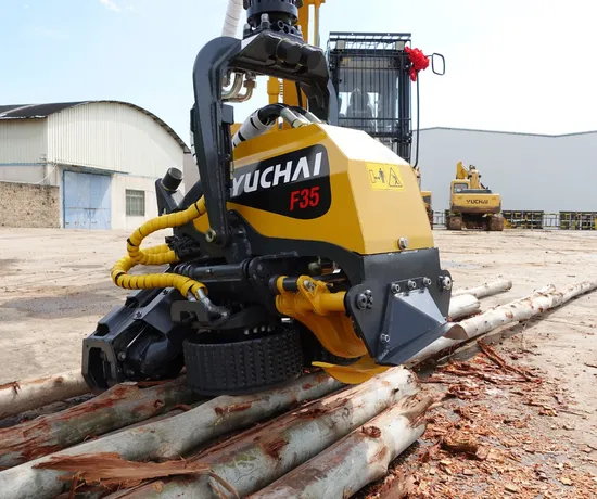 Ycf35-Yuchai-Harvester-Head-Forestry-Machinery-Tree-Harvester-Logging-Equipment-Tree-Cutting-Machine-Log-Trailer