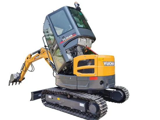 Yuchai-Yc35sr-PRO-Made-in-China-Zero-Tail-Excavator-Micro-Machine-Mini-Bagger-Tailless-Excavator
