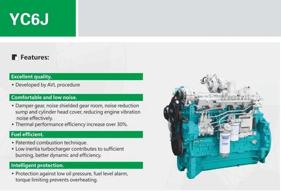 Yuchai-Yc6j-YC6J120-T300-Agricultural-Equipment-Engine