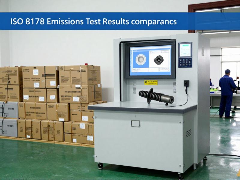 ISO 8178 emissions test results comparison