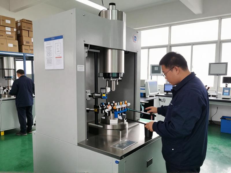 Valve pressure testing protocol in ISO-certified lab