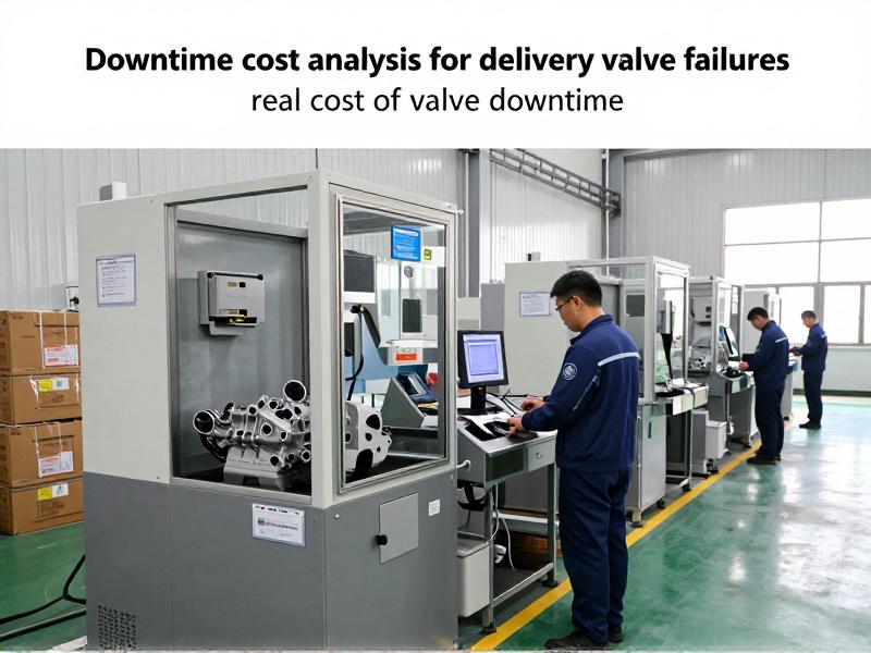 Downtime cost analysis for delivery valve failures